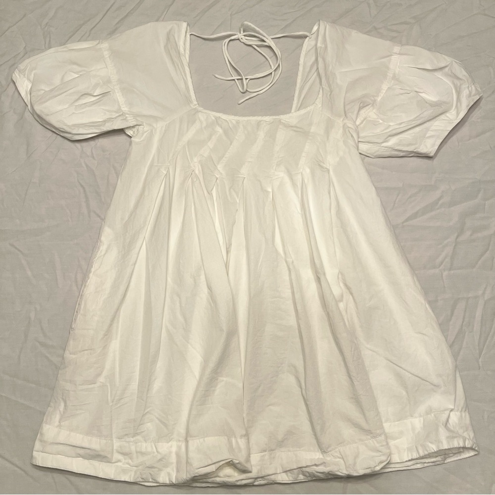 Free People Cream Textured Dress